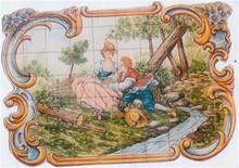 Tile Murals - Renaissance and Medieval